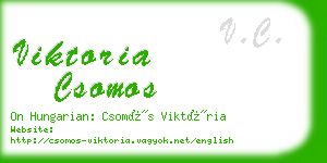 viktoria csomos business card